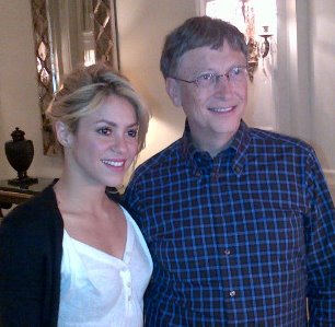 Shakira, Bill Gates Shakira, Bill Gates